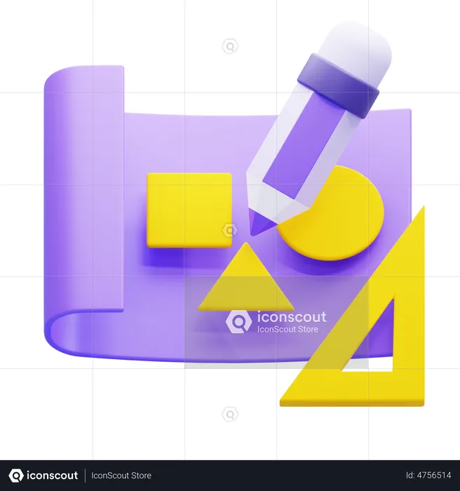 Esquisse  3D Icon