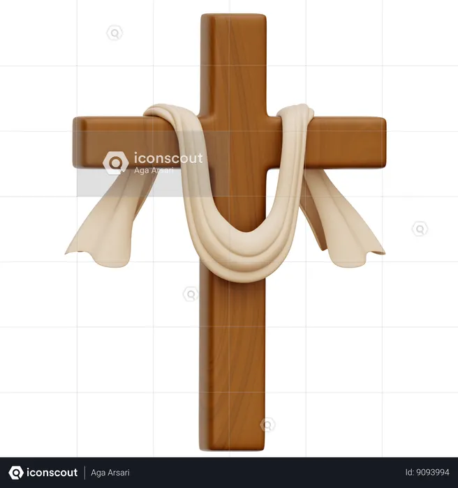 Cross  3D Icon