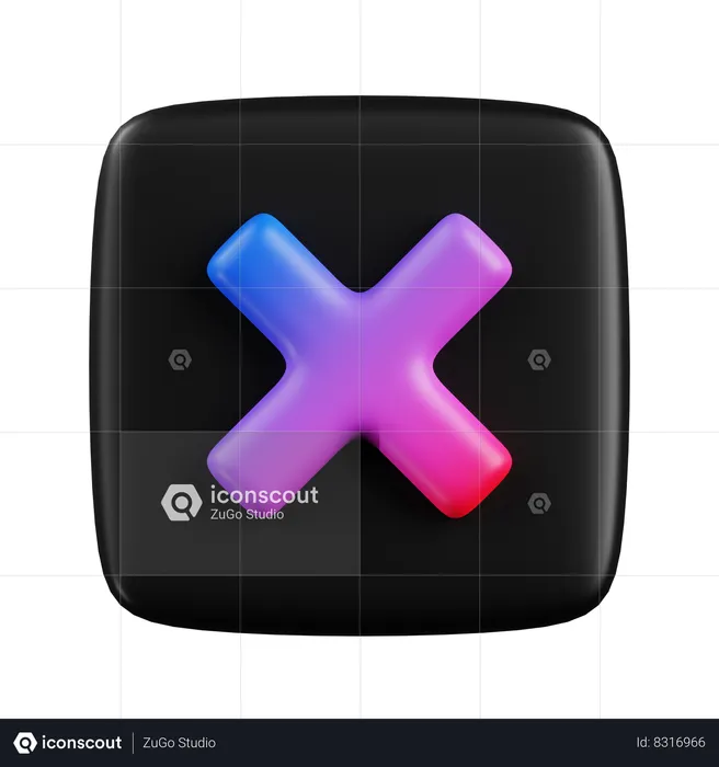 Cross  3D Icon