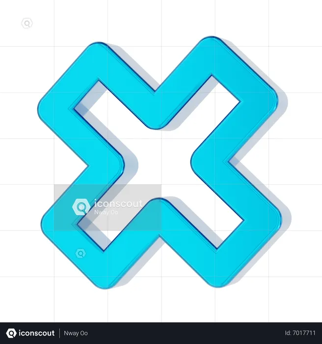 Cross  3D Icon