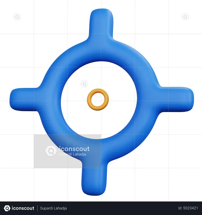 Crosshair  3D Icon