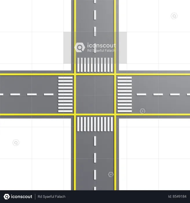 Crossroad  3D Icon