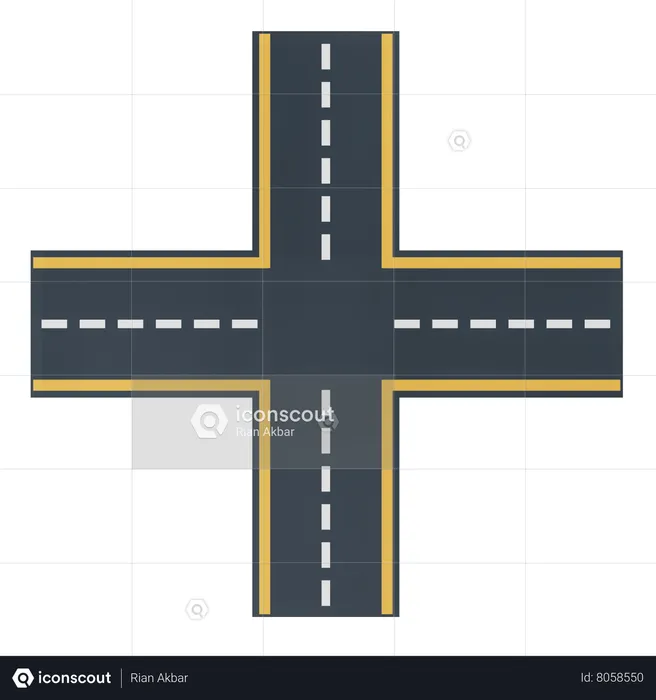 Crossroads  3D Icon