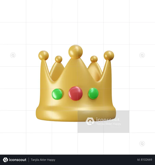 Crown  3D Icon