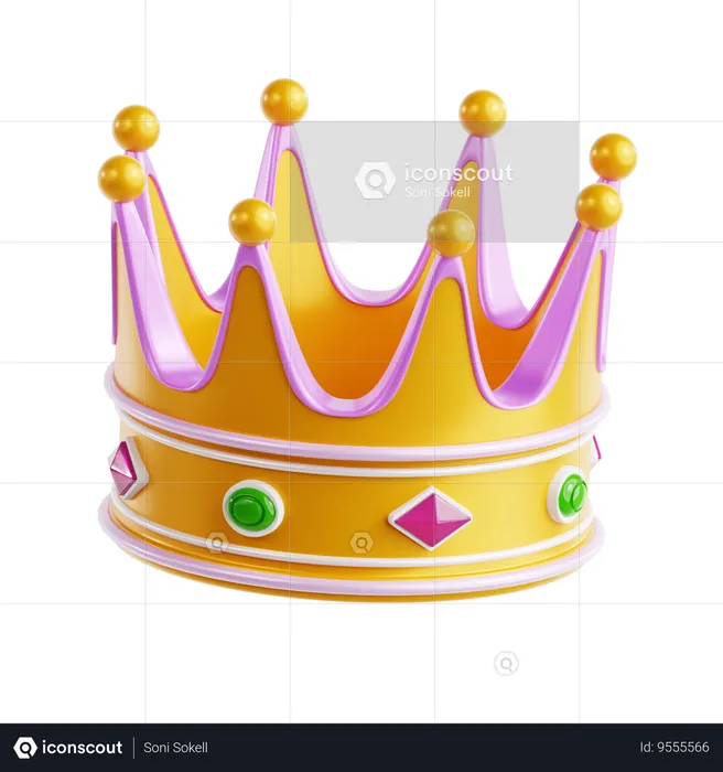 Crown  3D Icon