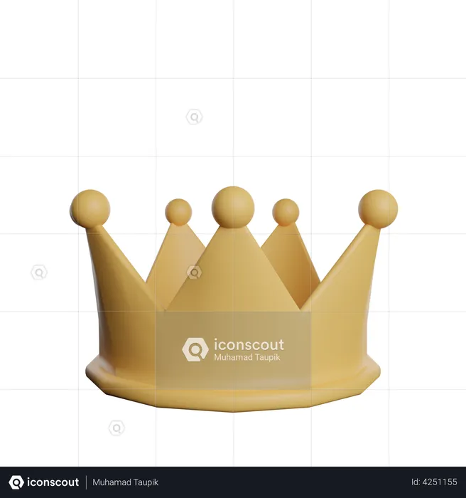 Crown  3D Illustration