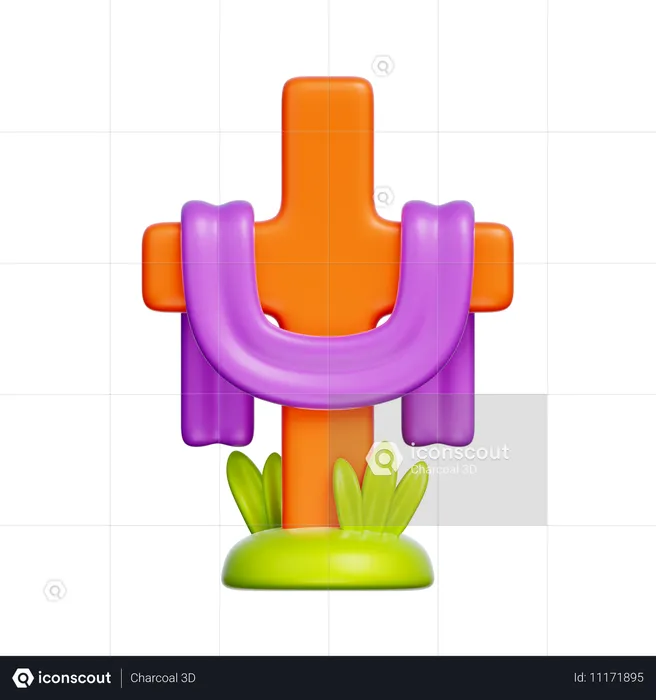 Crucifixo  3D Icon