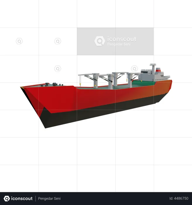 Cruise Ship  3D Illustration