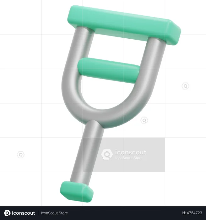 Crutch  3D Icon