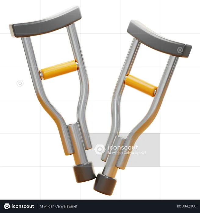 CRUTCH  3D Icon