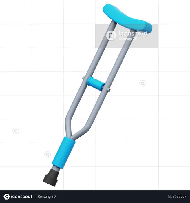 Crutch  3D Icon