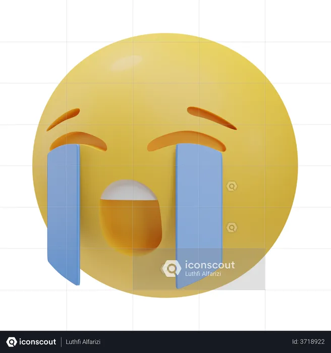 Cry Emoji 3D Emoji