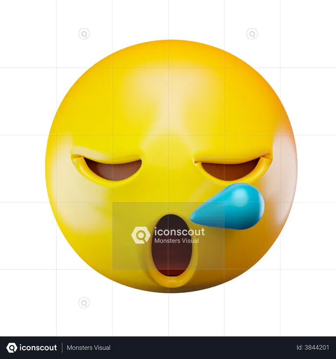 Cry Emoji 3D Illustration