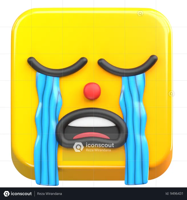 Cry Emoji Emoji 3D Icon