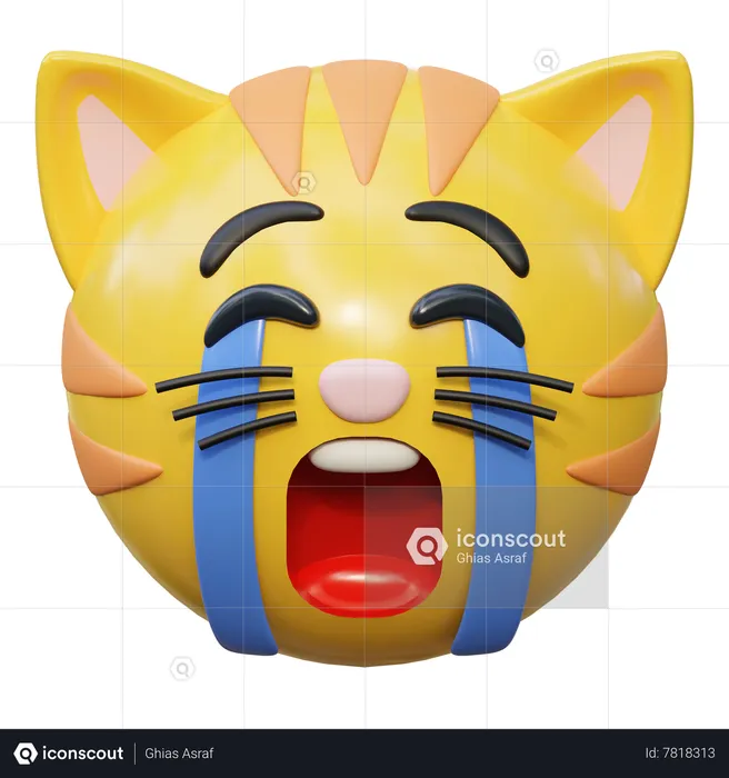 Crying Emoji 3D Icon