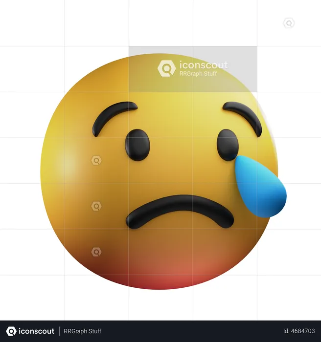 Crying Emoji 3D Emoji