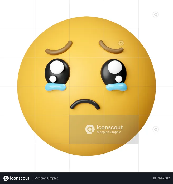 Crying Emoji 3D Icon