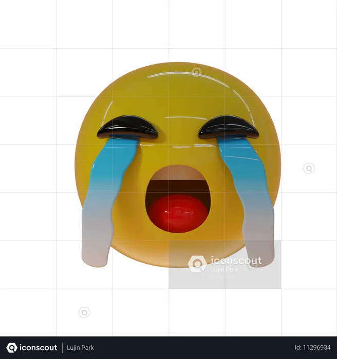 Crying Emoji Emoji 3D Icon