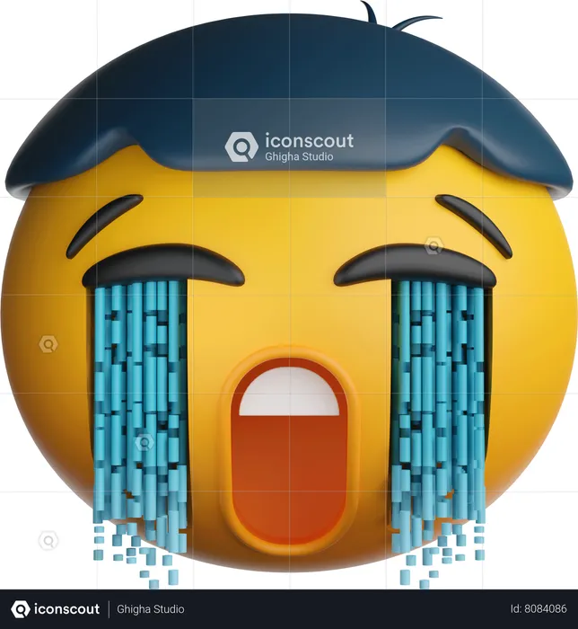 Crying Emoji Emoji 3D Icon