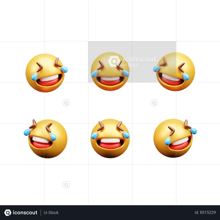 Crying emojis  3D Icon