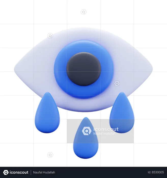 Crying Eyes  3D Icon