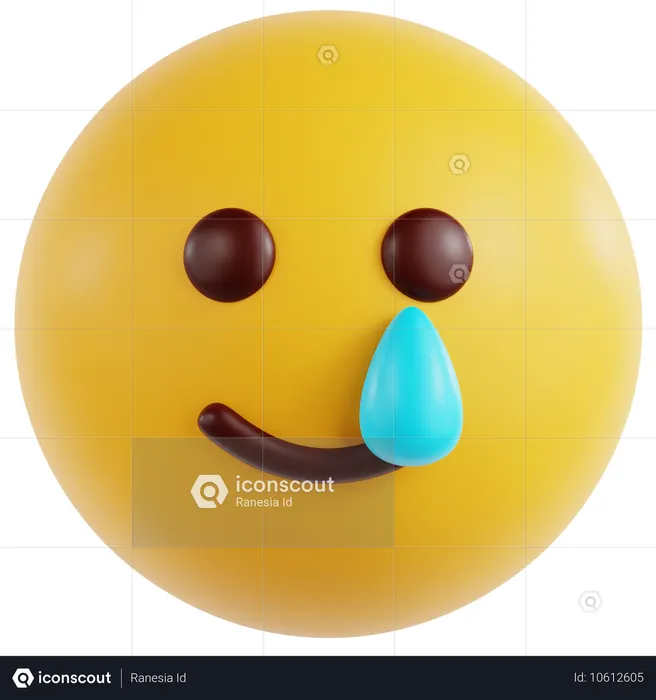 Crying Face  3D Icon