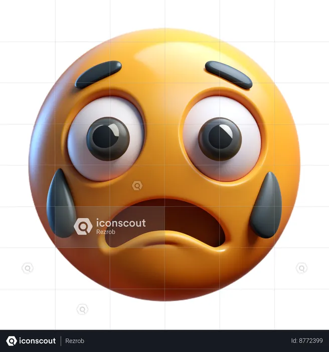 Crying face emoji Emoji 3D Icon