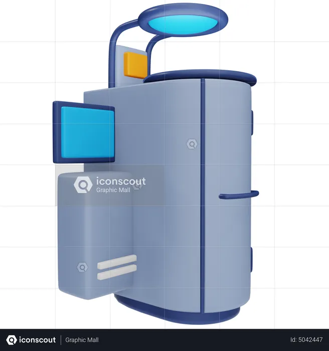 Cryogenic Chamber  3D Icon