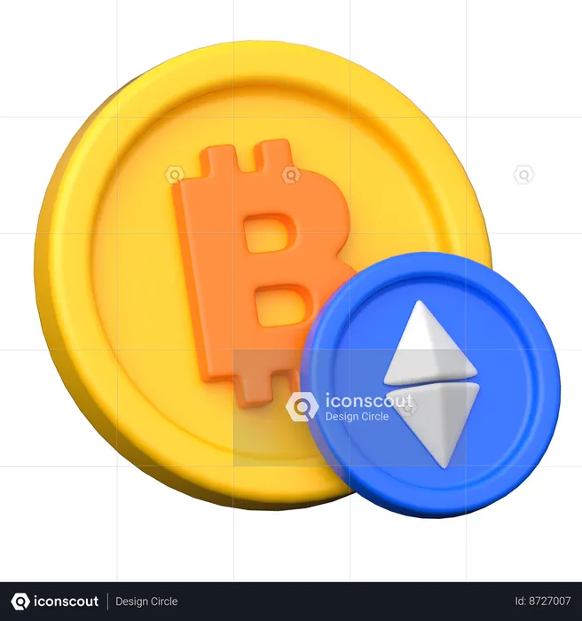Crypto  3D Icon