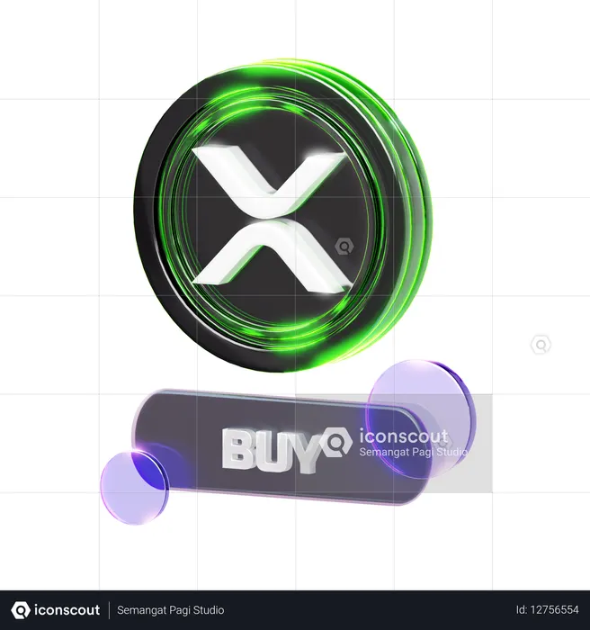Achat de cryptomonnaies  3D Icon