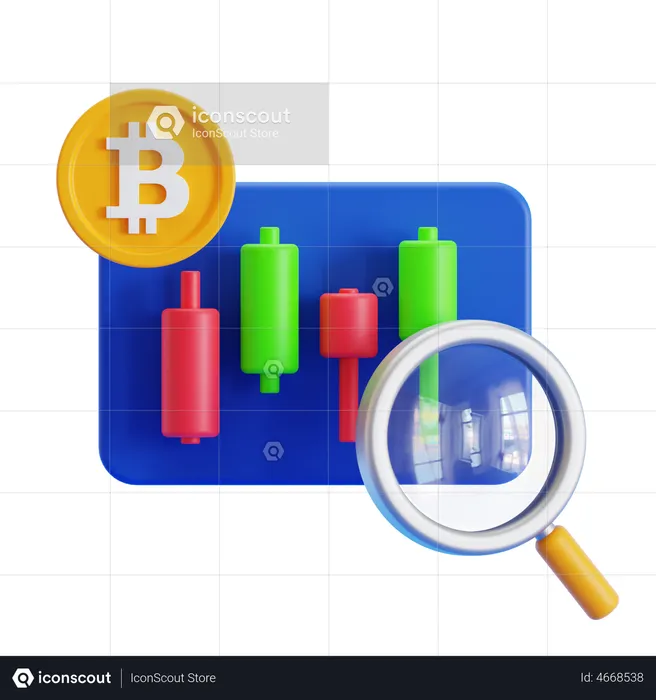 Crypto Analysis  3D Icon