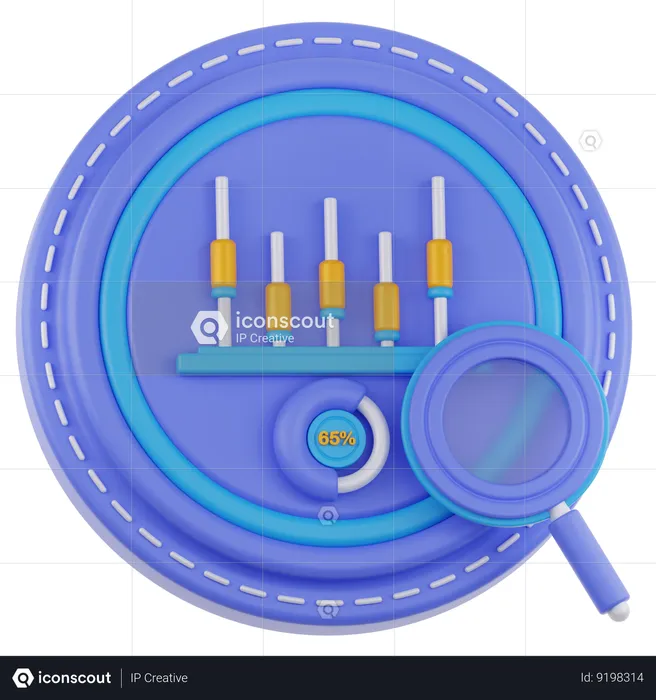 Crypto Analysis  3D Icon