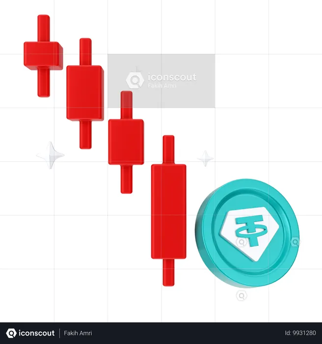 Crypto analysis  3D Icon