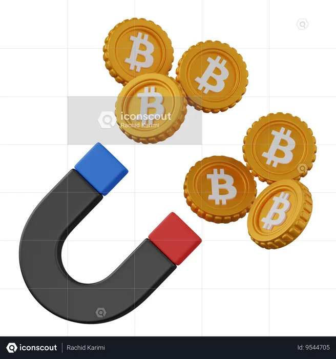 Crypto Attraction  3D Icon