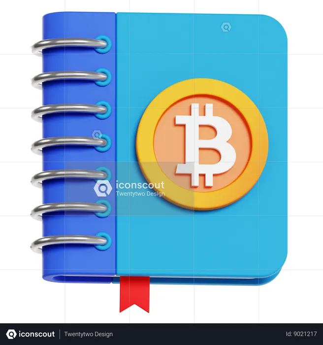 Crypto Book  3D Icon