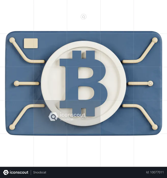 암호화폐 신용카드  3D Icon