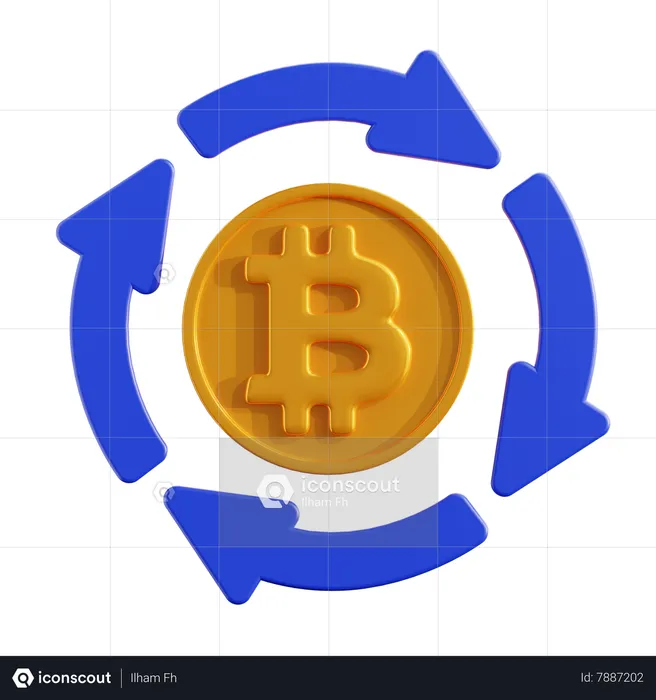 Crypto Exchange  3D Icon