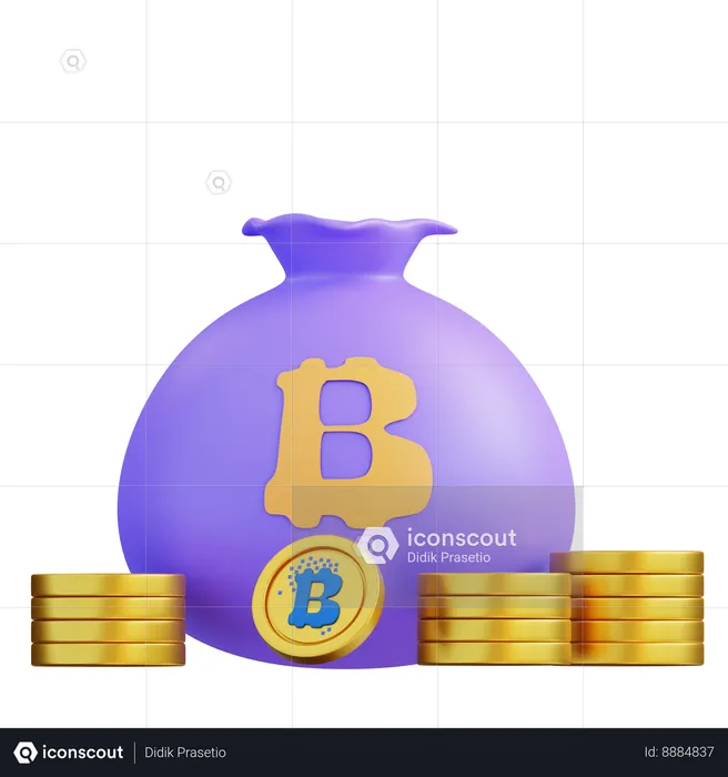 Crypto Investment  3D Icon