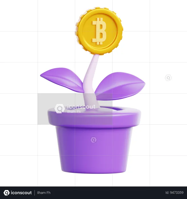 Crypto Investment  3D Icon