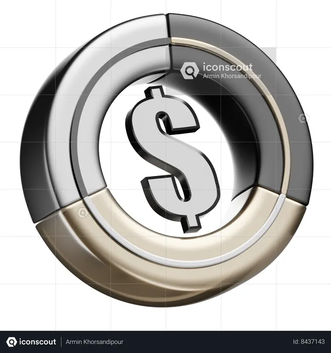 Crypto Investment  3D Icon