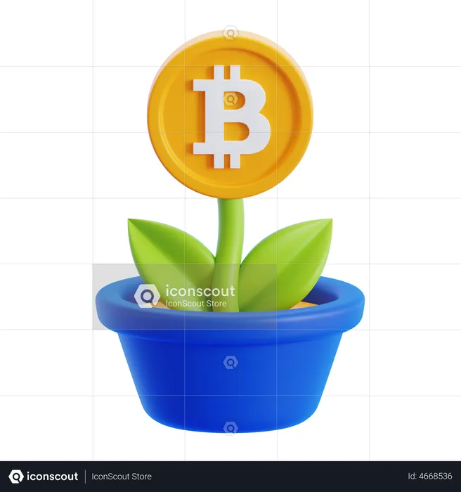 Crypto Investment  3D Icon