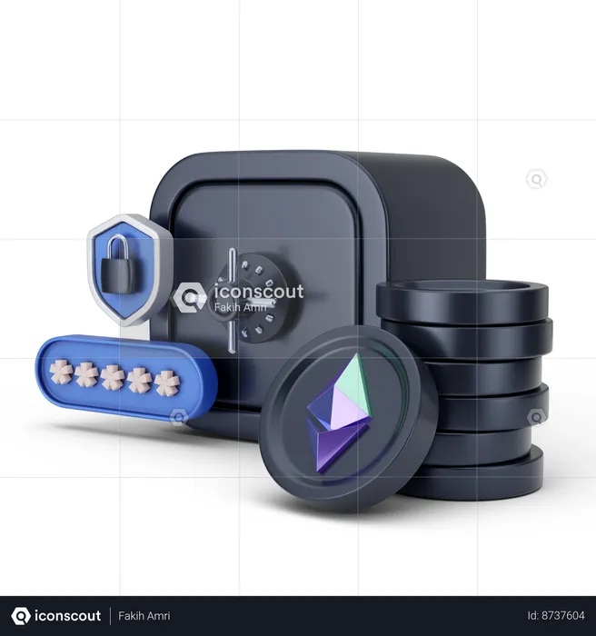 Crypto Locker  3D Icon