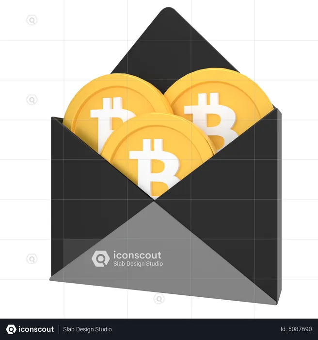 Crypto Mail  3D Icon