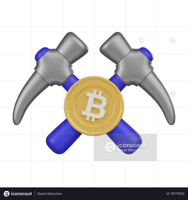 Crypto Mining  3D Icon