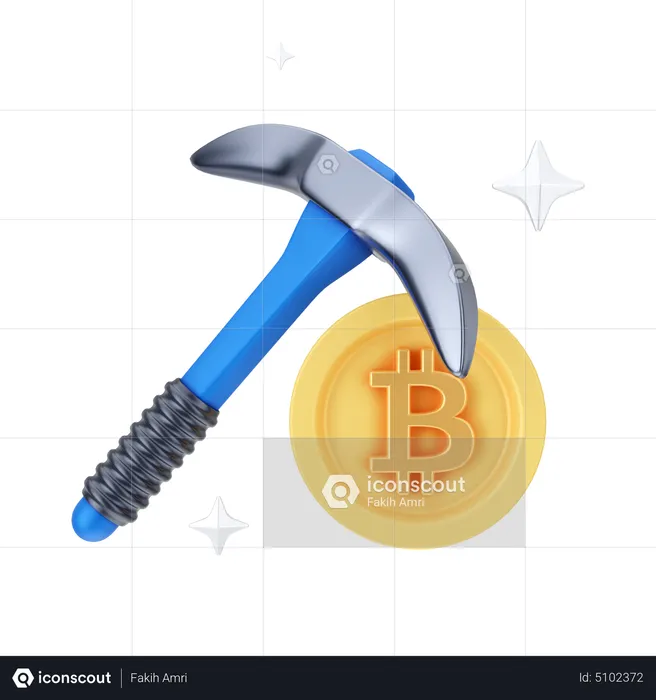 Crypto Mining  3D Icon