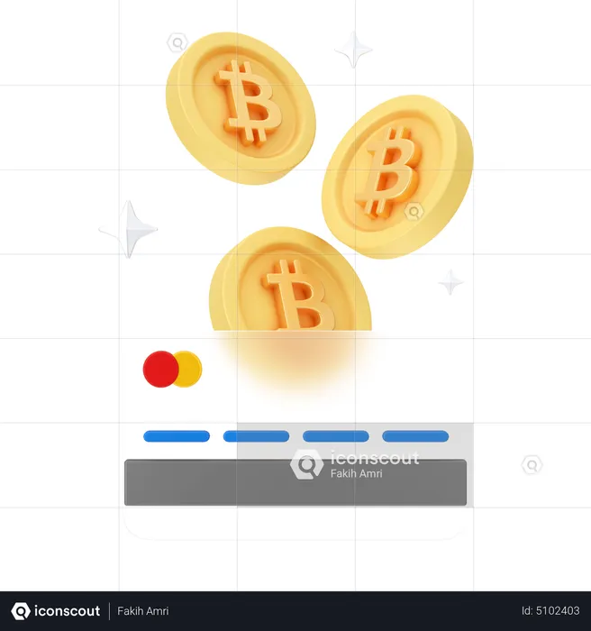 Crypto Payment  3D Icon