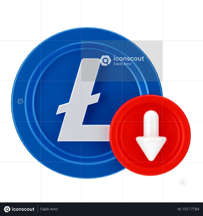 Perte de crypto  3D Icon