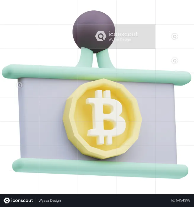 Crypto Presentation  3D Icon