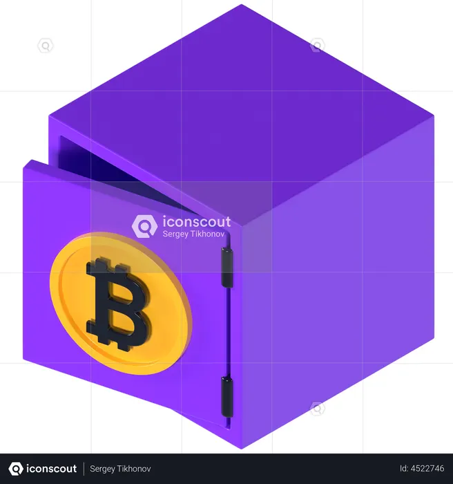 Crypto Savings  3D Illustration