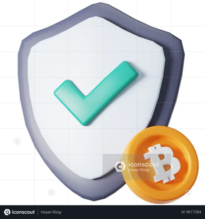 Sécurité cryptographique  3D Icon